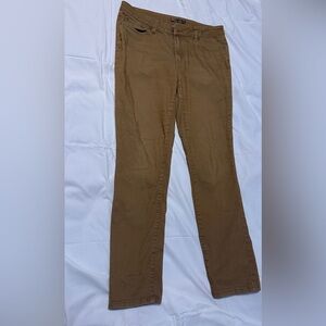 Prana Brown Straight-Leg Pants